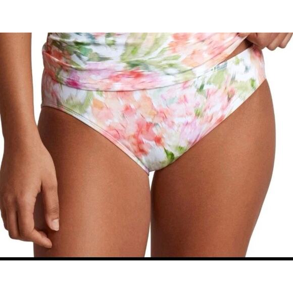Lauren Ralph Lauren Hipster Bikini Bottom Womens Size 16 Floral Swim Pool NWT - Picture 3 of 13